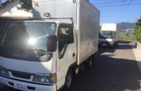 軽トラック積み放題の回収に使用した福岡片付け隊の車両