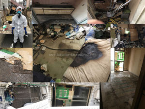 福岡　孤独死　福岡片付け隊　現場写真