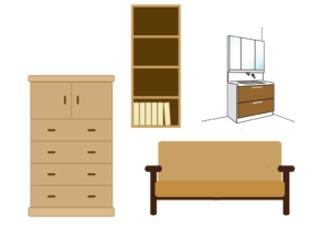 大型家具、タンスなど