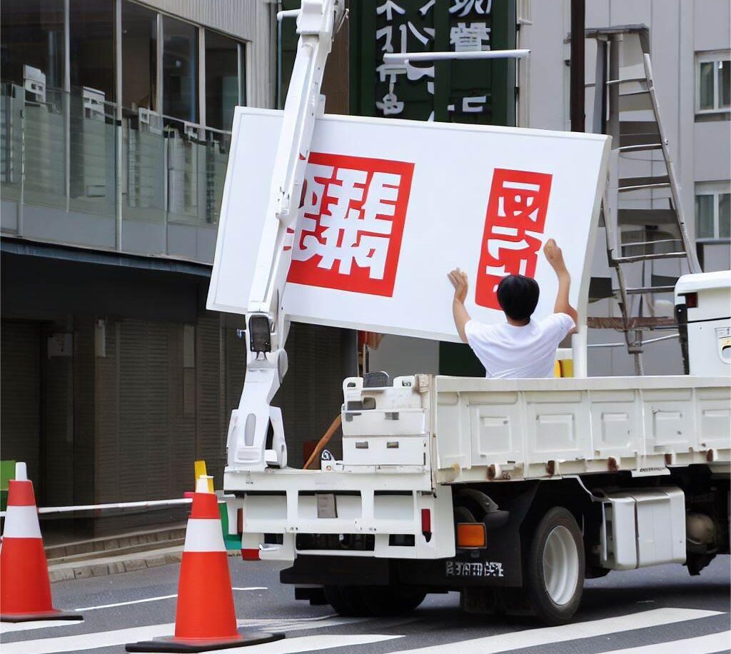 【福岡版】看板の取り外し・撤去「取り除き・廃棄・処分・回収・原状回復・移設」