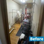 宗像市のマンションで家財整理｜婚礼ダンス・食器棚など2t1台分の不用品回収