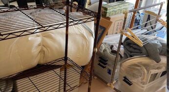 福岡県遠賀町でメタルラックなどを不用品回収しました