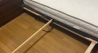 福岡県水巻町でベッドとマットレスを不用品回収しました