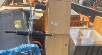 福岡市城南区でマンションの不用品回収、タンスや冷蔵庫などを回収しました