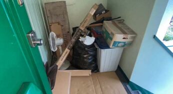 団地の不用品回収に対応しました