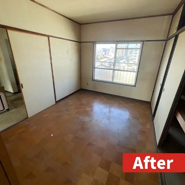 片付けた後の実家