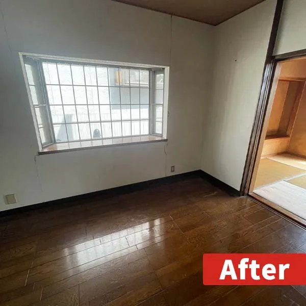 マンションの片付け後の写真