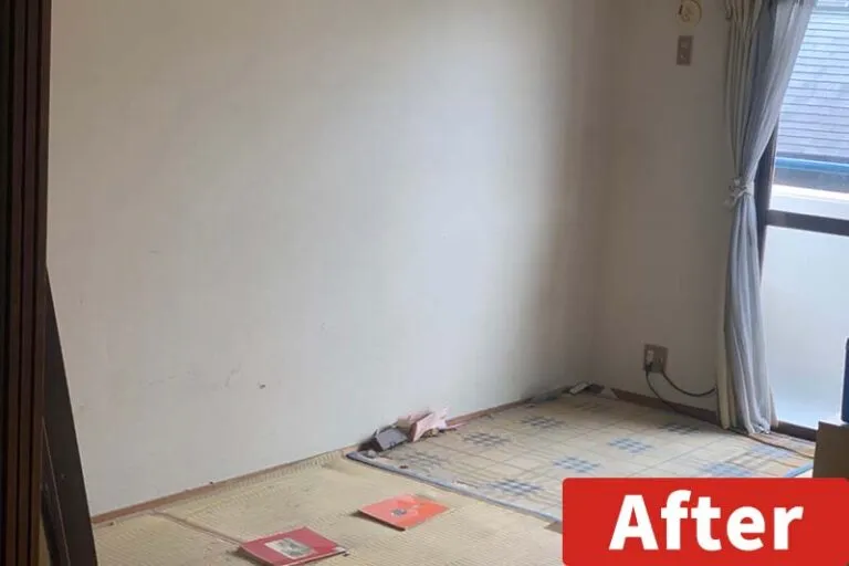 【福岡市城南区】ピアノと大型クローゼットの回収後