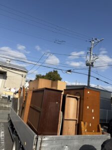 福岡でタンスを処分・回収、作業実績写真