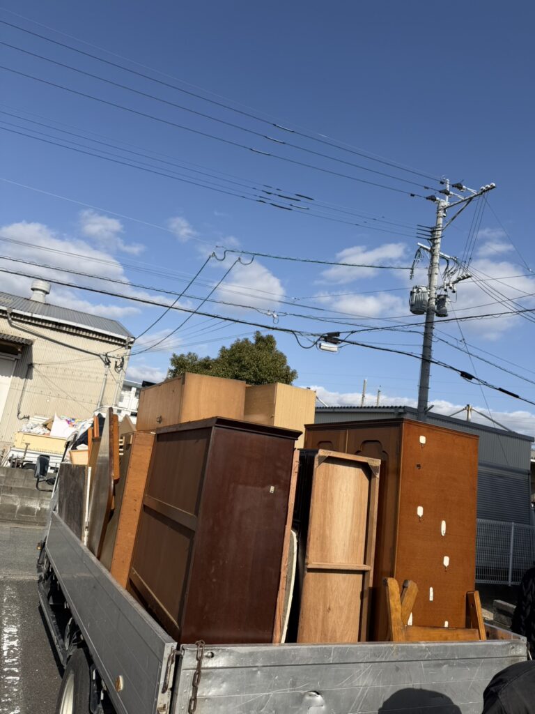 福岡でタンスを処分・回収、作業実績写真