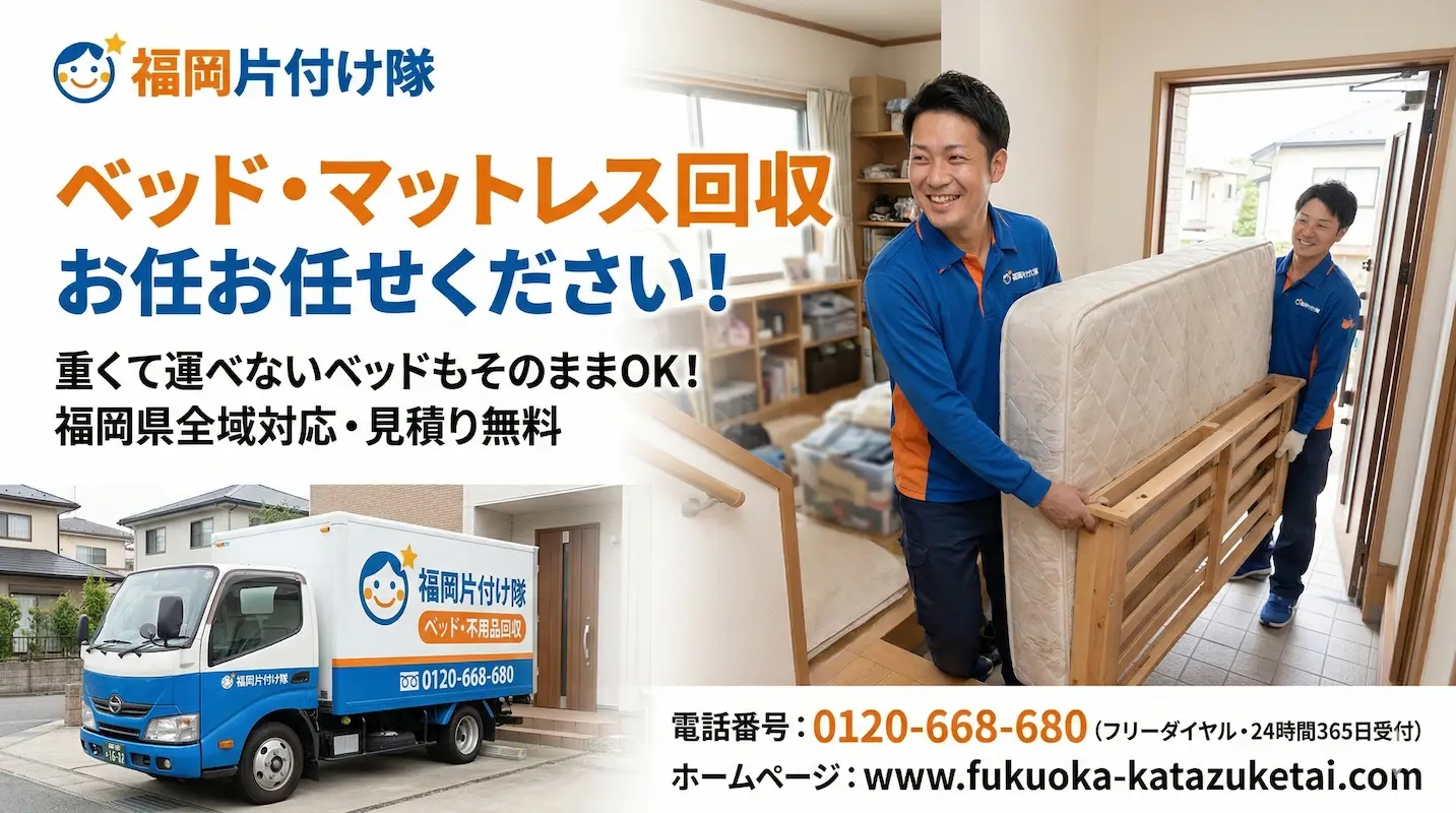 福岡ベッド回収業者「福岡片付け隊」