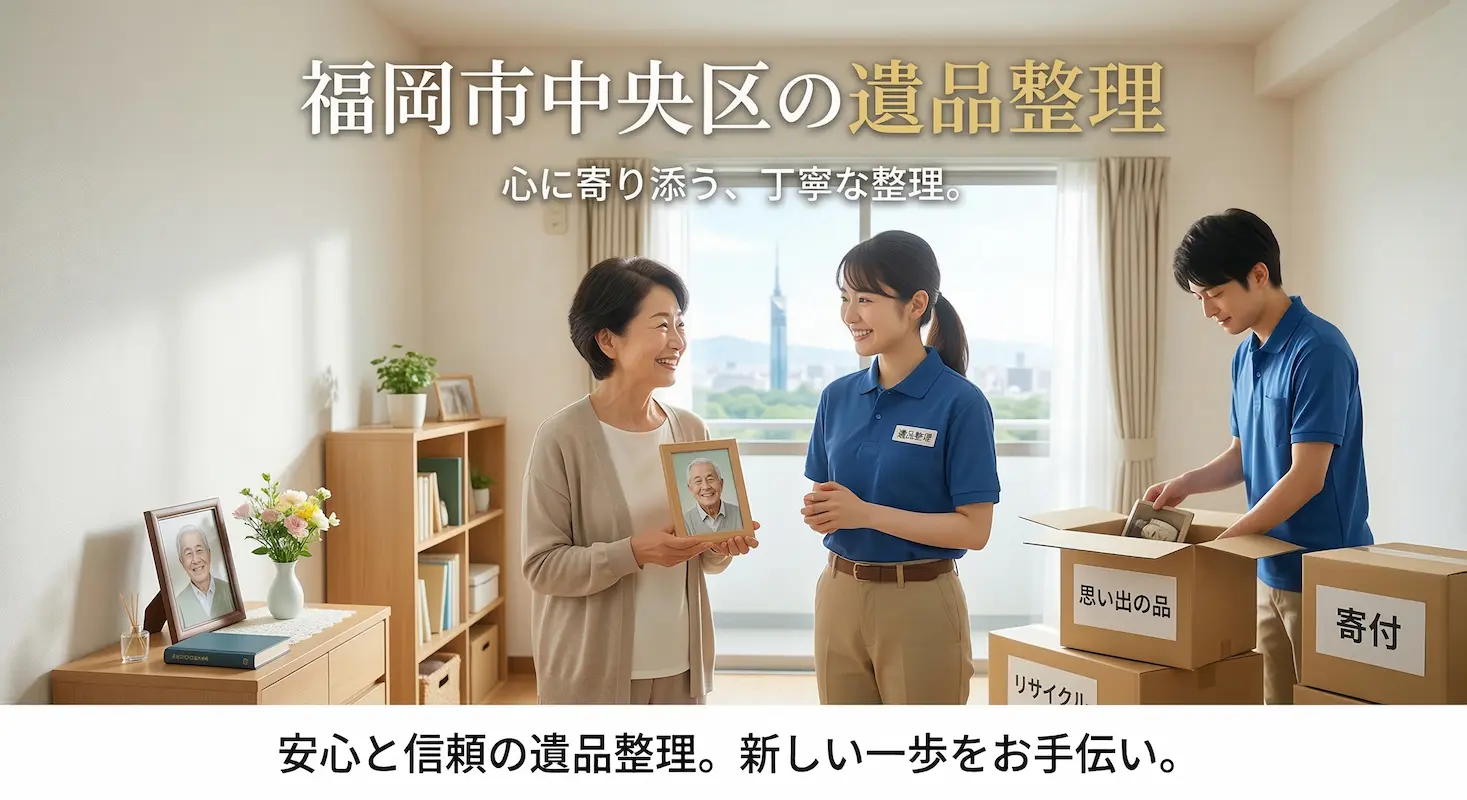 福岡市中央区の遺品整理・片付けなら福岡片付け隊