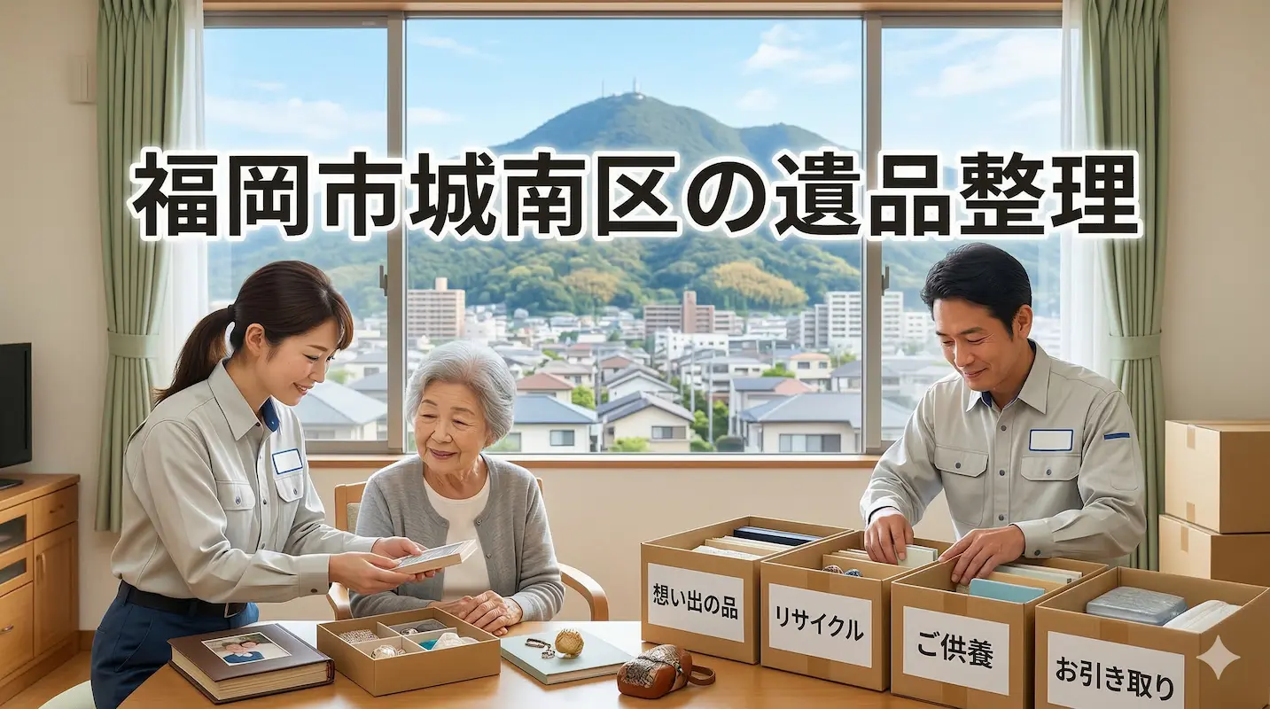 福岡市城南区の遺品整理・片付けなら福岡片付け隊