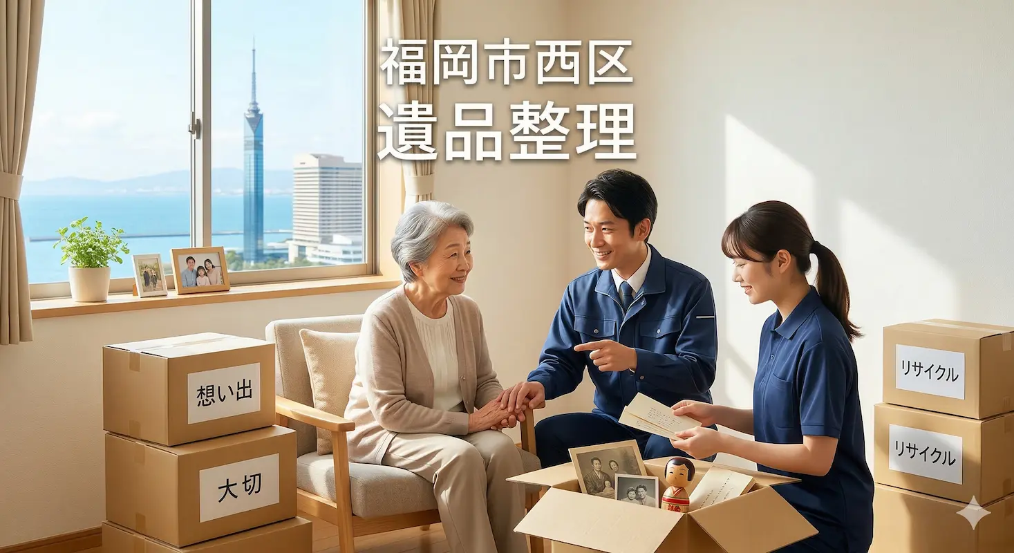 福岡市西区の遺品整理・片付けなら福岡片付け隊