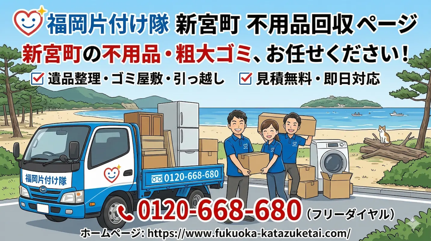 新宮町　不用品回収　業者　福岡片付け隊