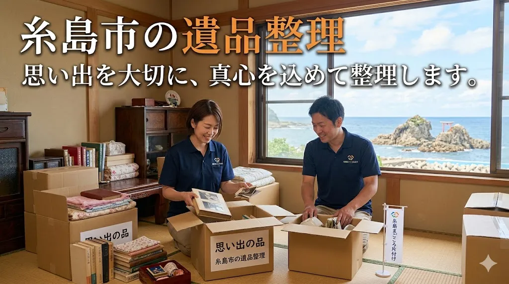 糸島市の遺品整理・片付けなら福岡片付け隊
