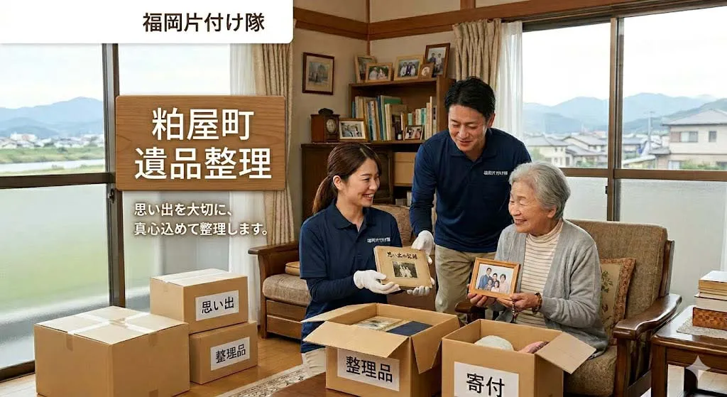 粕屋町の遺品整理・片付けなら福岡片付け隊