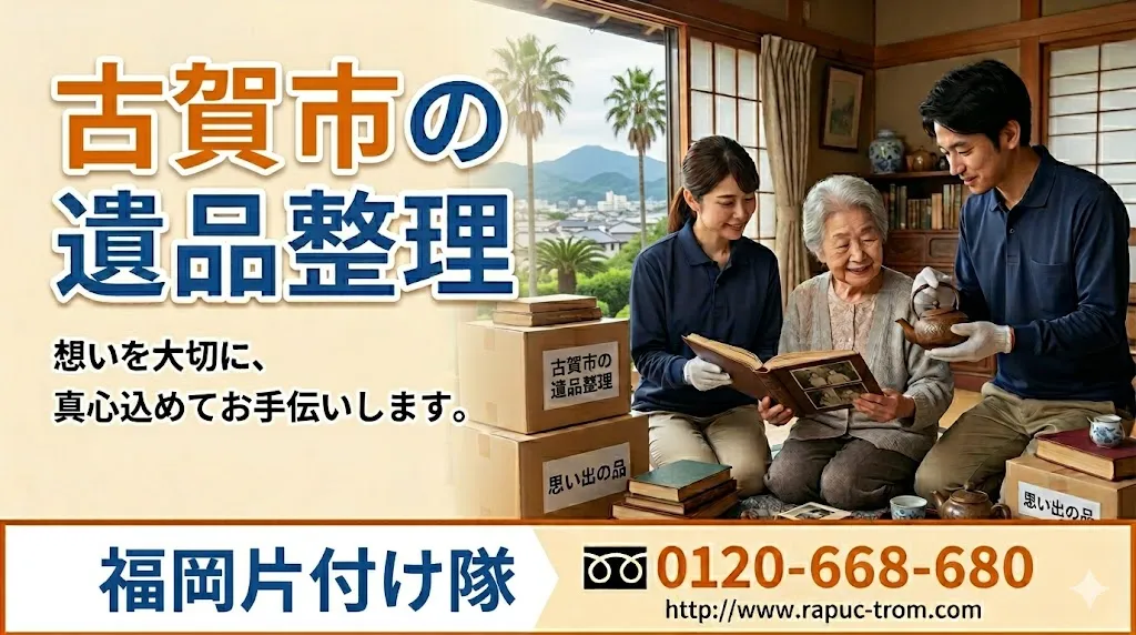 古賀市の遺品整理・片付けなら福岡片付け隊