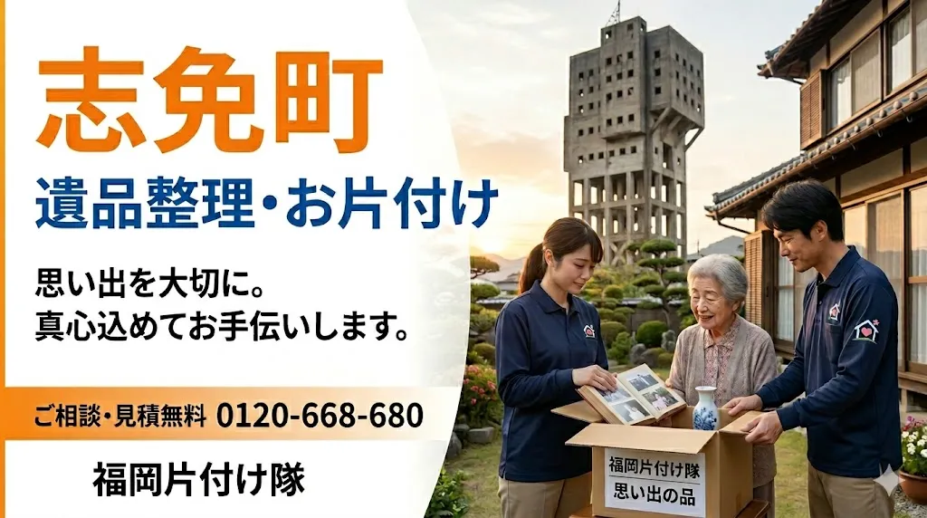 志免町の遺品整理・片付けなら福岡片付け隊