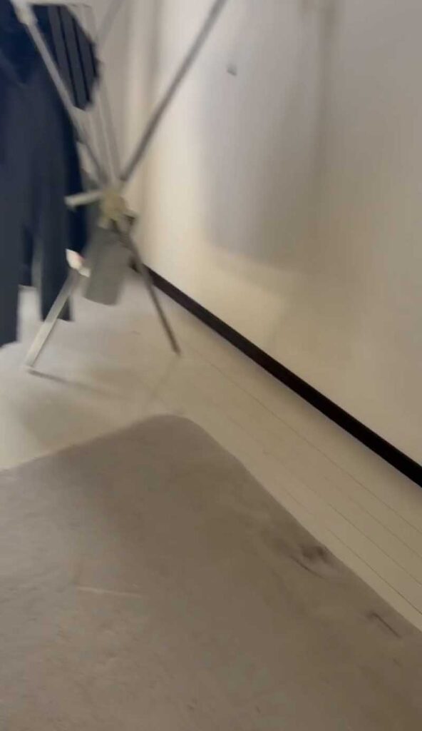 作業後の室内