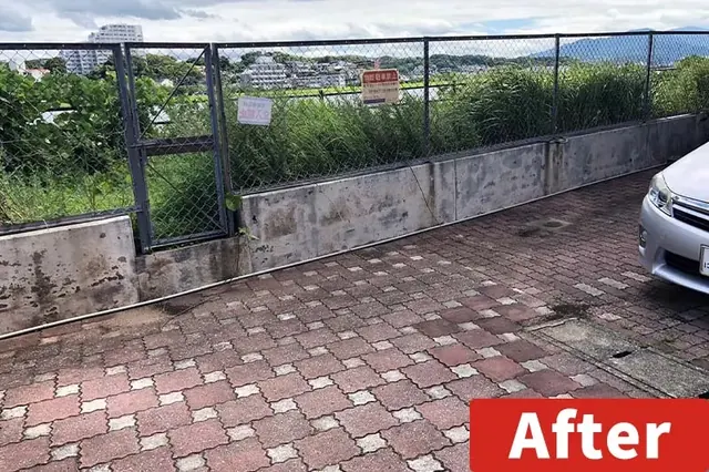 福岡市西区で回収後に不用品がなくなった搬出場所